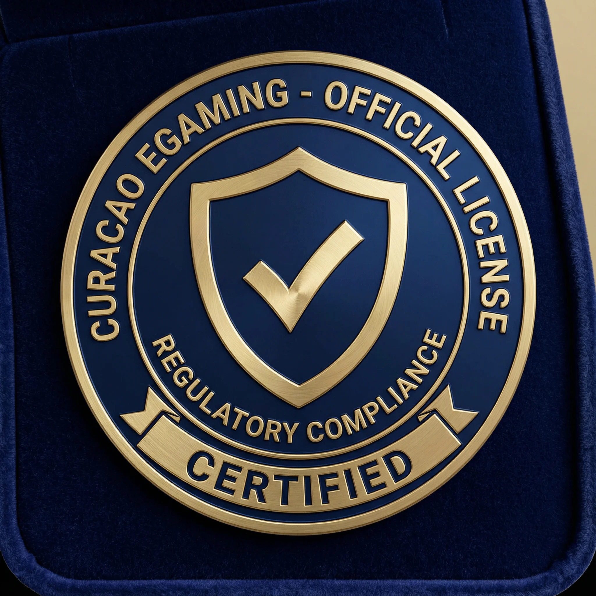 Sello de licencia Curaçao eGaming certificado oficial